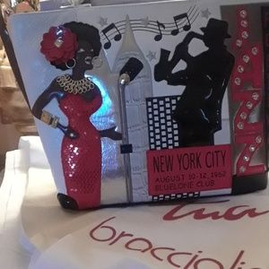 Collectible leather" braccialini" Handbag